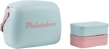 Polarbox Lunch Box Turkus + Pudrowy 6L