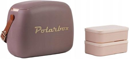 Polarbox Lunch Box Mauve + Brąz 6L