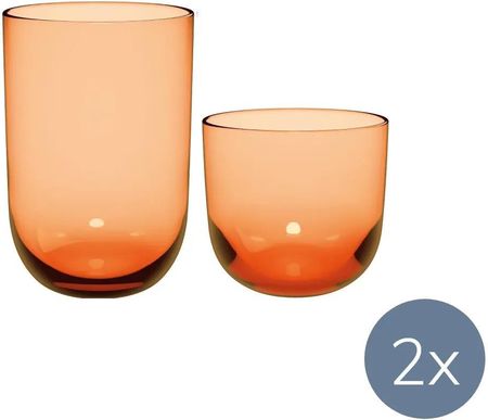 Like. by Villeroy&Boch Zestaw szklanek Glass Apricot dla 2 osób