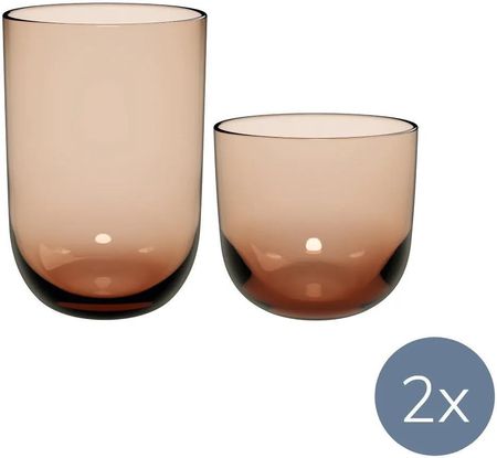 Like. by Villeroy&Boch Zestaw szklanek Glass Clay dla 2 osób