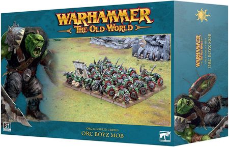 Games Workshop Warhammer The Old World Orc&Goblin Tribes Orc Boyz Mob