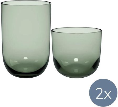 Like. by Villeroy&Boch Zestaw szklanek Glass Sage dla 2 osób