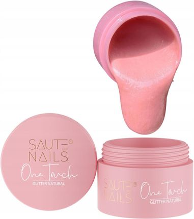 Saute Nails Żel One Touch Glitter Natural 30g