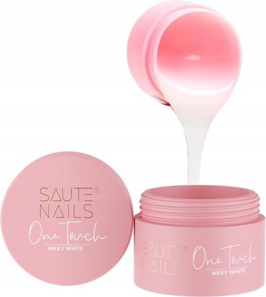Saute Nails Żel One Touch Milky White 30G