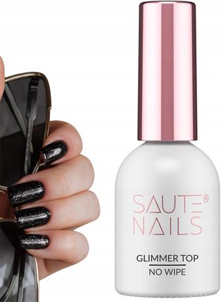 Saute Nails Shimmer Top No Wipe 8ml