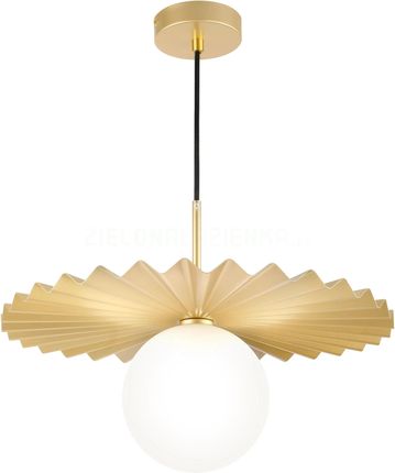 Cosmolight Marbella Lampa Wisząca Złoty, Mleczny (P01432Au)