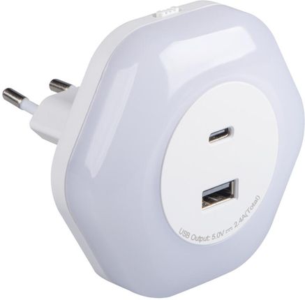 Kanlux Lampka Wtykowa Led Bola 2Xusb Ww W (37397)