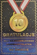 Zdjęcie Yeku Karnet Urodziny 18 Medal Męskie - Maków Podhalański