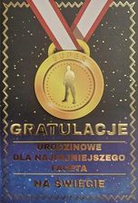 Zdjęcie Yeku Karnet Urodziny Medal Męskie - Maków Podhalański