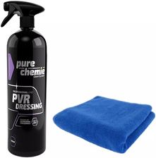 Pure Chemie Zestaw Pvr Dressing Do Plastików I Gum Wewnętrznych Ściereczka Samochodowa Polerowania Z Mikrofibry