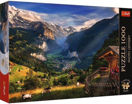 Trefl Puzzle Premium Plus Quality 1000el. Photo Odyssey: Dolina Lauterbrunnen, Szwajcaria 10821