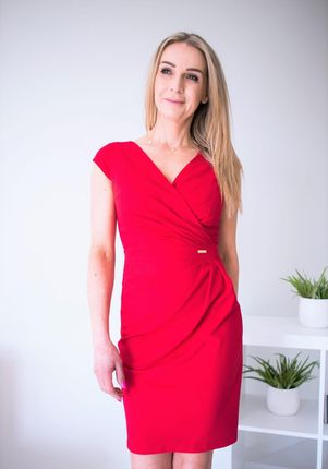 Jersa Sukienka Model Oktawia Red