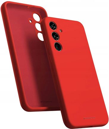 Mercury Etui Silicone Galaxy A55 Czerwone  