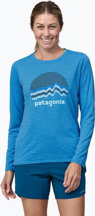 Longsleeve damski Patagonia Cap Cool Daily Graphic Shirt ridge rise moonlight/vessel blue x-dye | WYSYŁKA W 24H | 30 DNI NA ZWROT