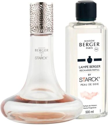 Maison Berger Paris Zestaw lampa zapachowa Starck + olejek zapachowy "Peau de Soie" 250ml