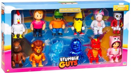 PMI Kids World Stumble Guys Mini Action Figures 12 Pack Deluxe Box