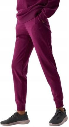 Spodnie dresowe damskie fioletowe 4F WSS24 TTROF606