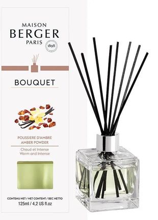 Maison Berger Paris Zestaw patyczki "Kostka" + olejek zapachowy "Ambra"