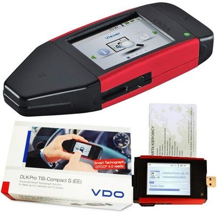 Dlk Czytnik Tachografu Kart Kierowcy Pro 4.0 Download Key S Czerwony