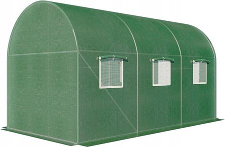 Carruzzo Folia Na Tunel Ogrodowy Foliowy Poszycie Szklarnia 3,5X2m Zielona