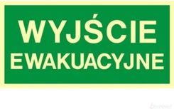 Tdc Znak Aa001 Bf Fs 10X20Cm Wyjście Ewakuacyjne