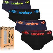 Umbro Slipy Majtki Męskie Bawełniane 4 sztuki Rozmiar M