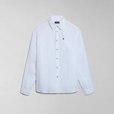 Męska Koszula Napapijri G-Linen LS Np0A4Hq20021 – Biały