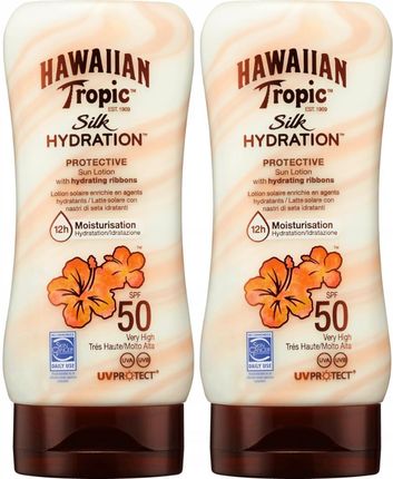 Hawaiian Tropic Silk Hydration Sun Lotion SPF50 x2szt