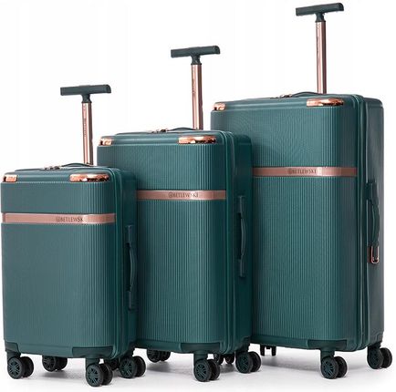 Betlewski zestaw 3 walizek podróż wakacje duże na kółeczkach