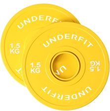 Zdjęcie Obciążenie olimpijskie bumper Color UNDERFIT 2 x 1,5 kg - Poznań