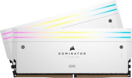 Pamięć RAM Corsair DOMINATOR TITANIUM RGB 48GB 2x24GB DDR5 7200MT/s (CMP48GX5M2X7200C36W)