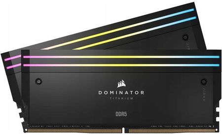 Pamięć RAM Corsair DOMINATOR TITANIUM RGB 96GB 2x48GB DDR5 6400MT/s (CMP96GX5M2B6400C32)