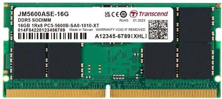 Transcend 16GB JM DDR5 5600 SO (JM5600ASE16G)