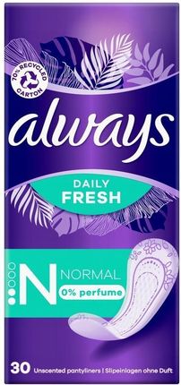Always Daily Fresh Normal Zestaw Wkładki Higieniczne 30szt.