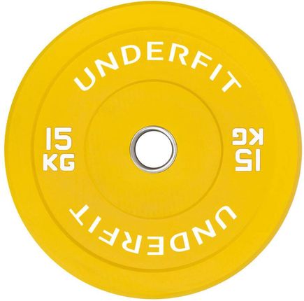 Obciążenie olimpijskie bumper Color UNDERFIT 15 kg