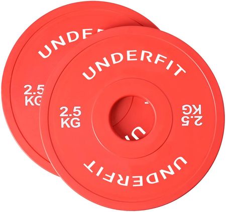 Obciążenie olimpijskie bumper Color UNDERFIT 2 x 2,5 kg