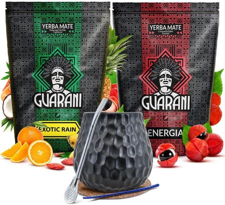 Zestaw yerba mate 2x500g Guarani + tykwa