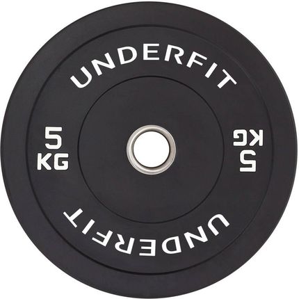 Obciążenie olimpijskie bumper Black UNDERFIT 5 kg
