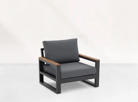 Homms Fotel Aluminiowy Soho Lava Teak 5A6D893Fd