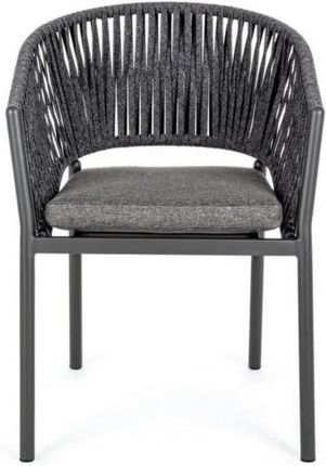 Homms Krzesło Fiora Aluminium Antracytowe 202403232242