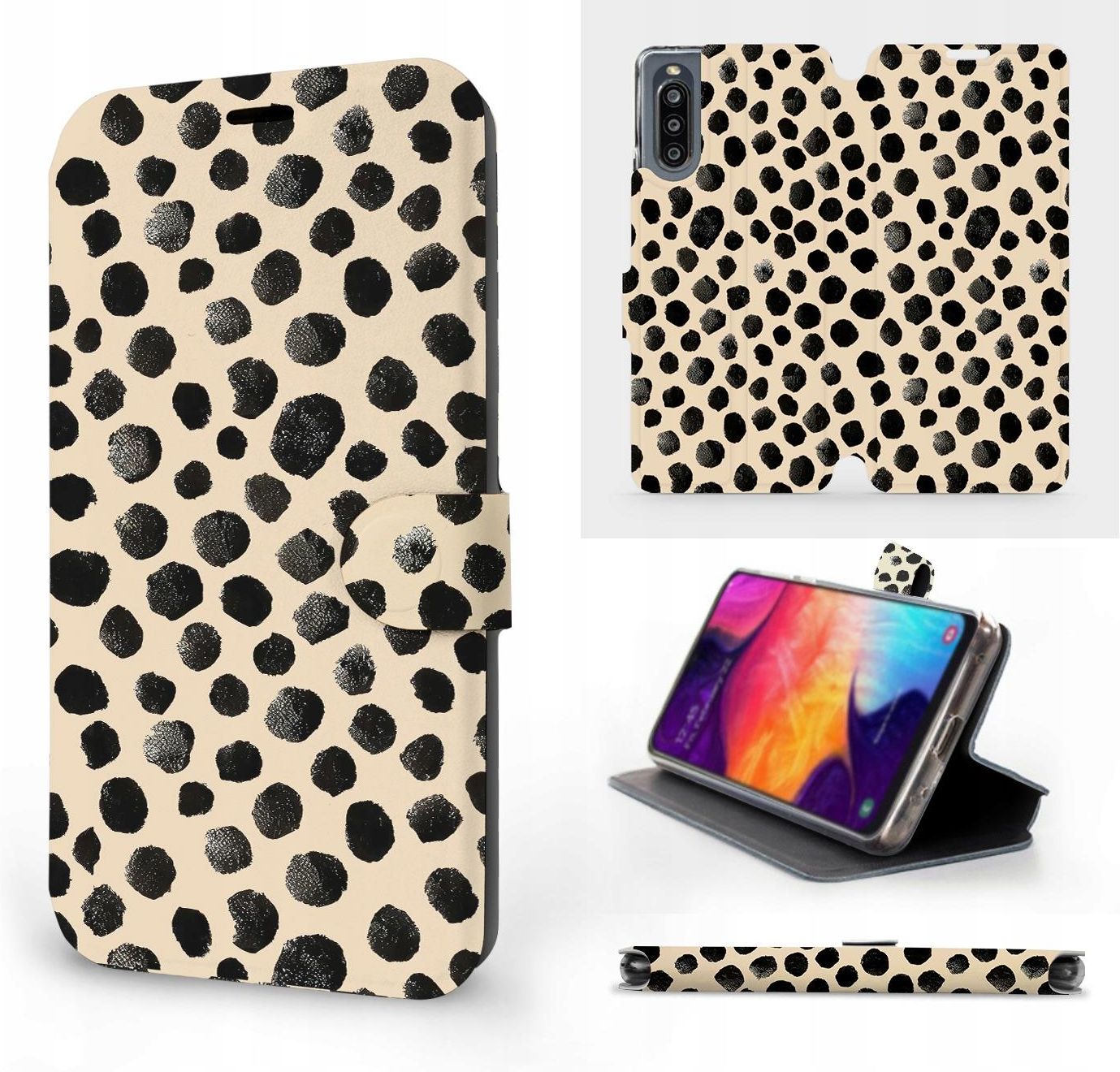 Custodia EasyShow Per Sony Xperia 5 V - Pelle PU + PC + TPU - Blu - Sottile, Ricarica Wireless E Protezione 360° - 5