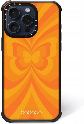 Babaco Etui Do Apple Iphone 15 Pro Max Motyle 001 Magsafe Pomarańczowy
