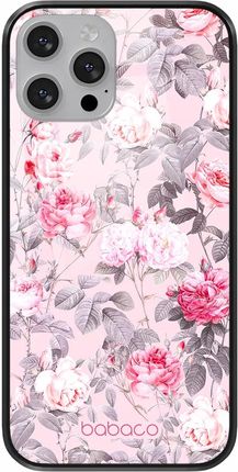 Babaco Etui Do Apple Iphone 6/6S Kwiaty 054 Premium Glass Różowy