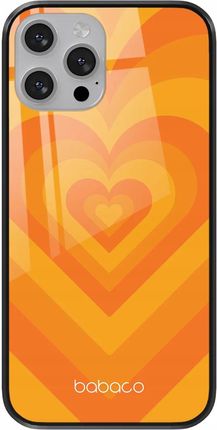 Babaco Etui Do Apple Iphone 6/6S Serduszka 007 Premium Glass Pomarańczowy