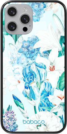 Babaco Etui Do Apple Iphone X/ Xs Kwiaty 026 Premium Glass Niebieski
