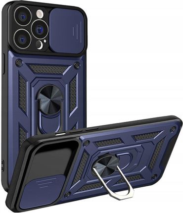 Hurtel Hybrid Armor Etui Case Obudowa Pokrowiec Do Iphone 13 Pro Max Niebieskie