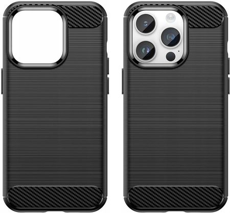 Forcell Carbon Case Etui Case Obudowa Pokrowiec Futerał Do Iphone 14 Pro Max Czarny - zdjęcie 3