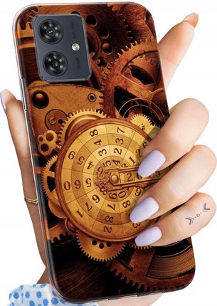 Hello Case Etui Do Motorola Moto G54 5G Zegary Czas Zegarmistrz Obudowa Case