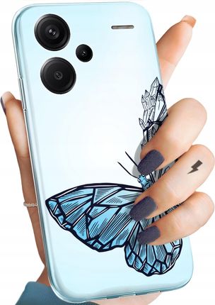 Hello Case Etui Do Xiaomi Redmi Note 13 Pro Plus 5G Motyle Butterfly Barwne Case