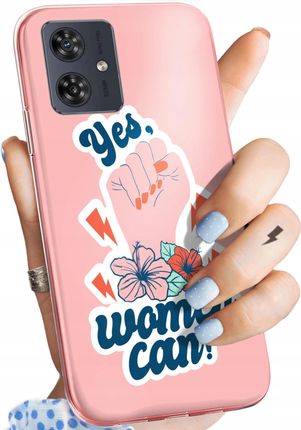 Hello Case Etui Do Motorola Moto G54 5G Siła Kobiet Girl Power Feminizm Obudowa